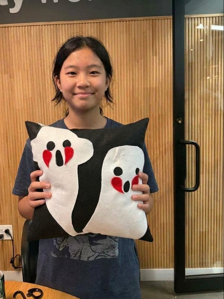🎃 Halloween Pillow-Making Workshop for Kids