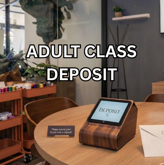 Private Sewing Lesson: Session 1 Deposit (Adult)
