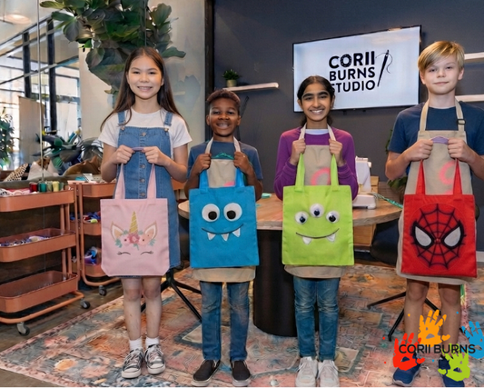 professor burns tote bag sewing class