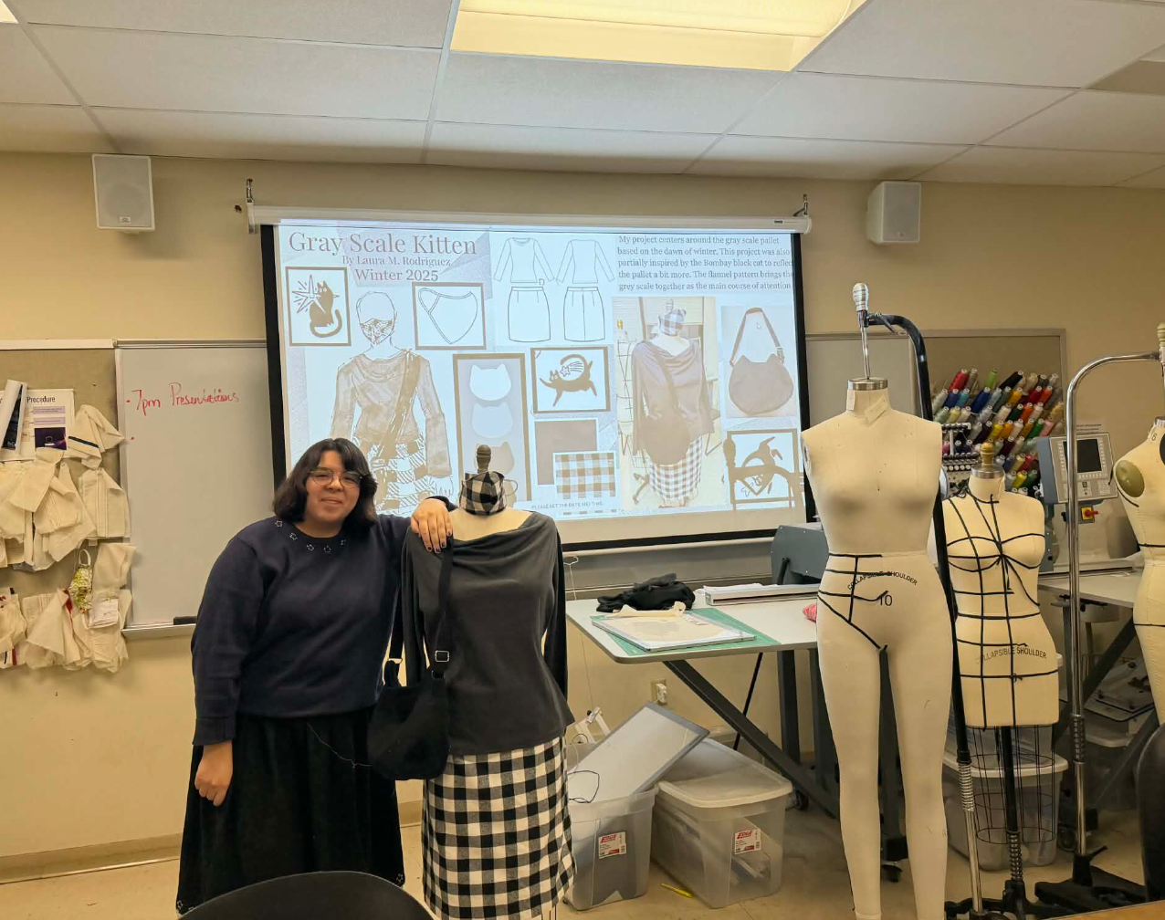sewing student learning nj corii burns